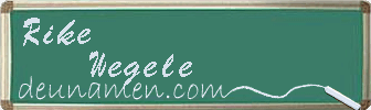 Rike Wegele Visitenkarte